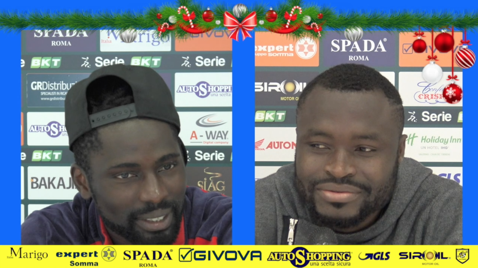 Karamoko Cissè e Bright Addae | interviste doppie | Natale 2019 - SS ...
