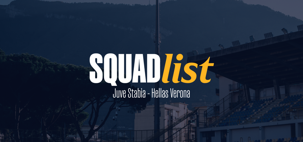 Serie BKT: Juve Stabia – Hellas Verona, die Aufstellung des Spiels